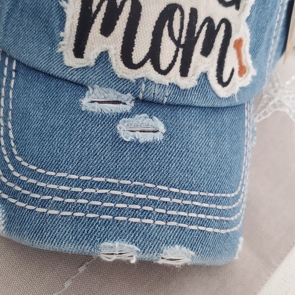 🌼SALE🌼 Denim DOG MOM Baseball cap - Picture 4 of 6